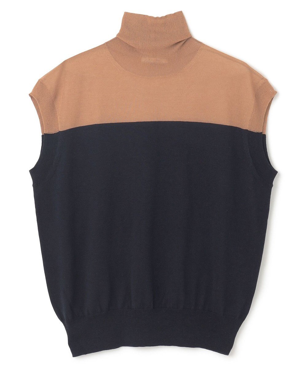 BEIGE， 【洗える】CARNOT / バイカラーニット 