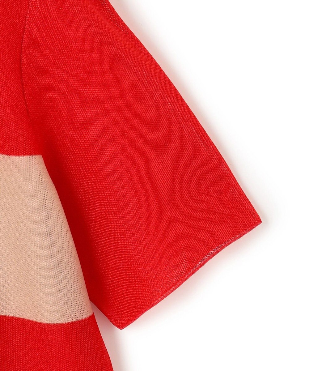 ICB 【洗える】 シアースムースボーダー ニット 