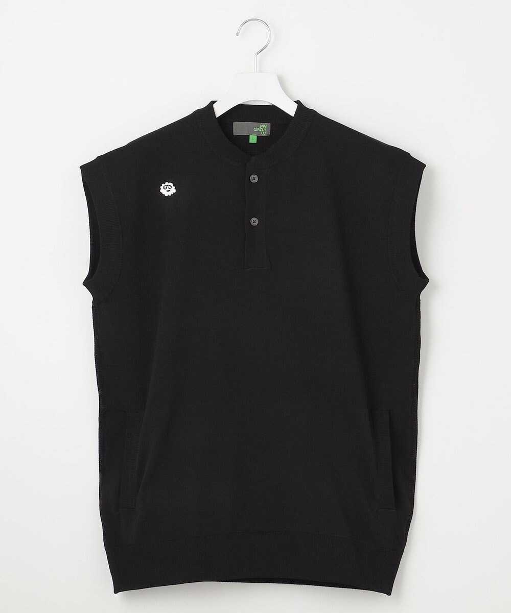 PW CIRCULUS 【MEN】バッグメッシュ ニットベスト 