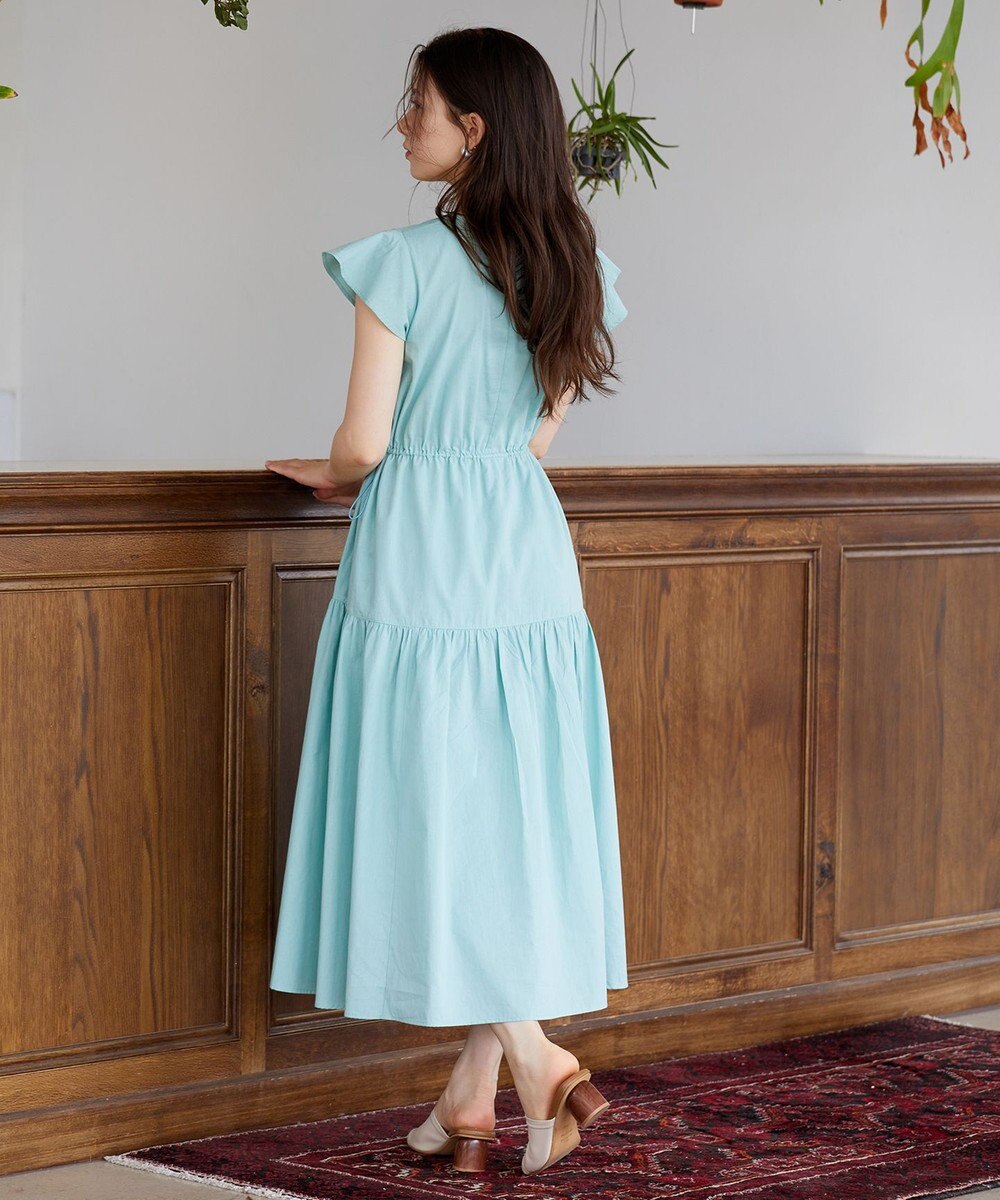 Feroux 【洗える】ドロストデザイン ワンピース 