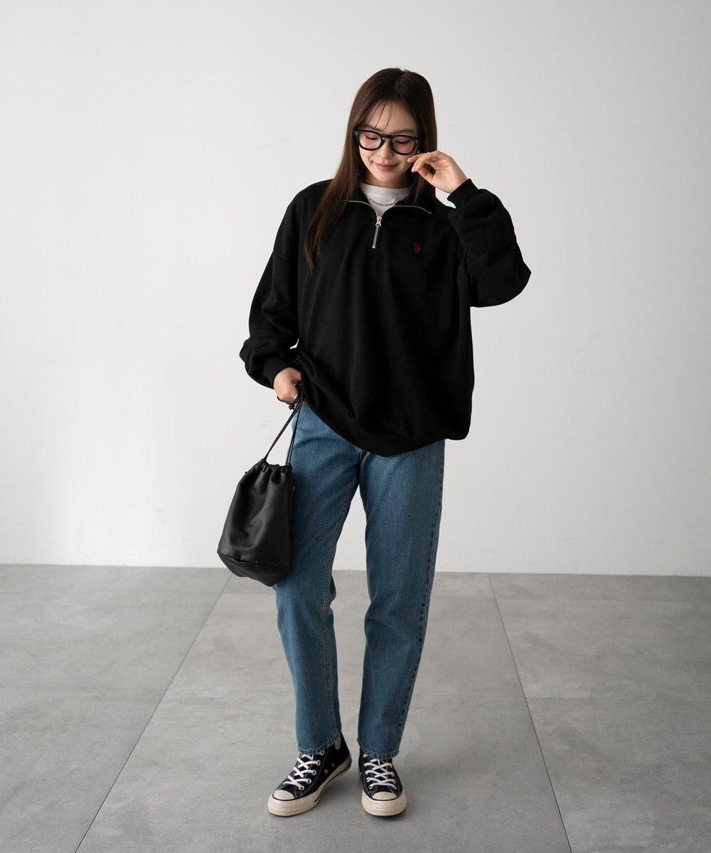 WEGO 【WEB限定/25年秋冬新作/ユニセックス着用ITEM】別注USPOLOハーフZIPPO 