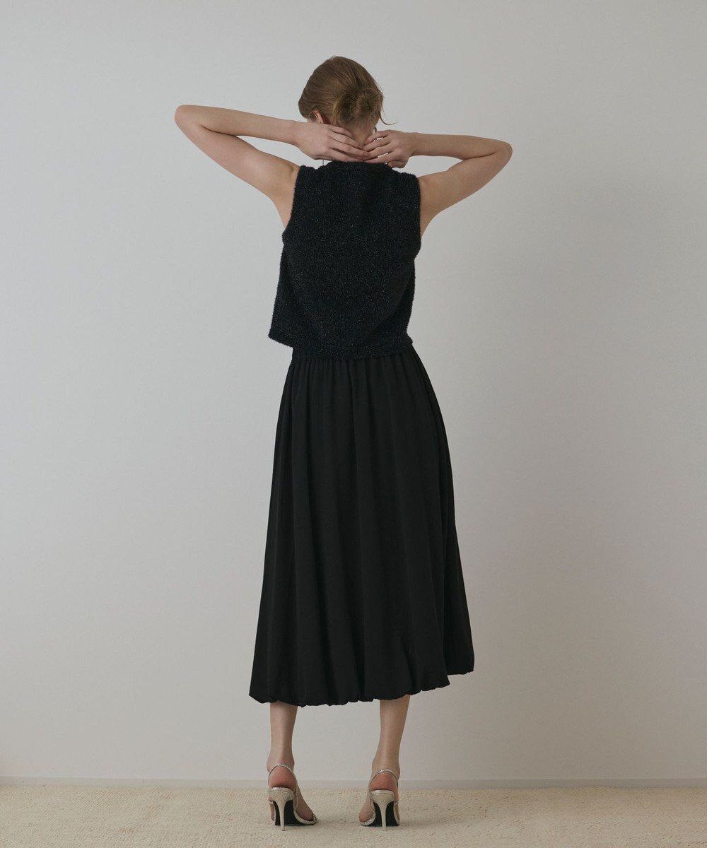 GRACE CONTINENTAL ラメフェザ－ニットトップ 