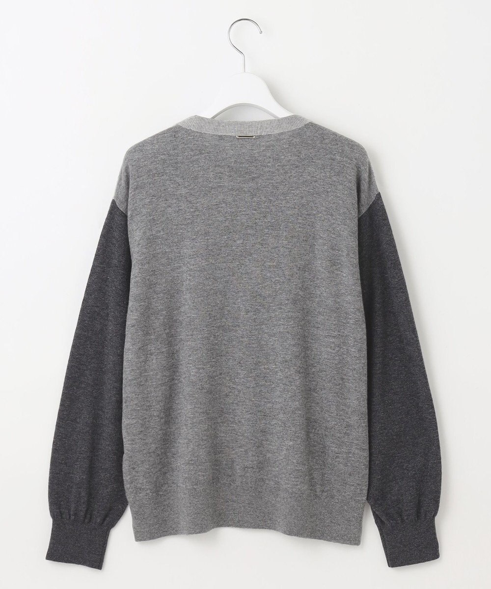 自由区 L 【カタログ掲載】ファインウールカシミヤクルーネック ニット 