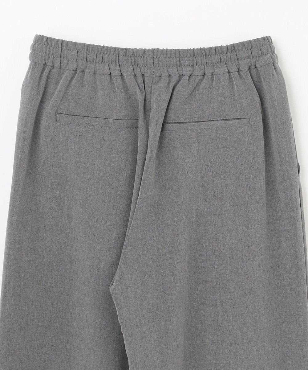 ANY 【洗濯機可能/ストレッチ/ウエストゴム】ウールライク2タックストレートパンツ 