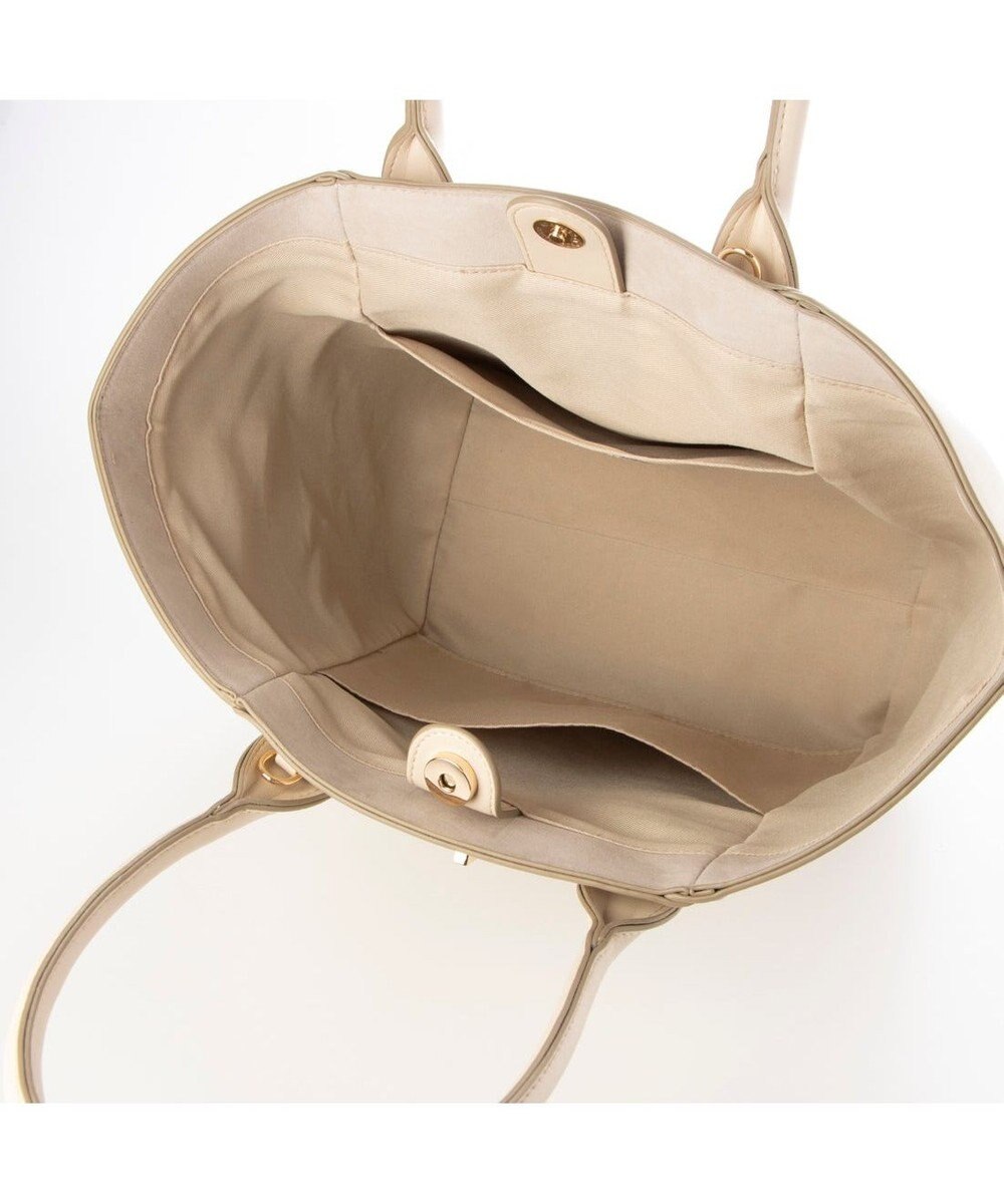 UNBILLION 【テレビ ドラマ着用アイテム】カシュカシュ cachecache / A4ヒネリ飾り金具2wayトートバッグ 