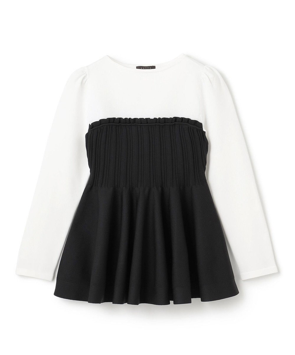 TOCCA FLOWER PATH ニットトップス 