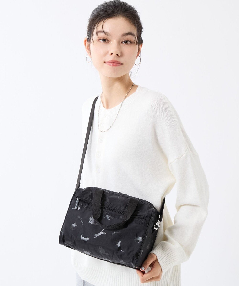 LeSportsac EVERYDAY SM SATCHEL/ブラックキャッツ 