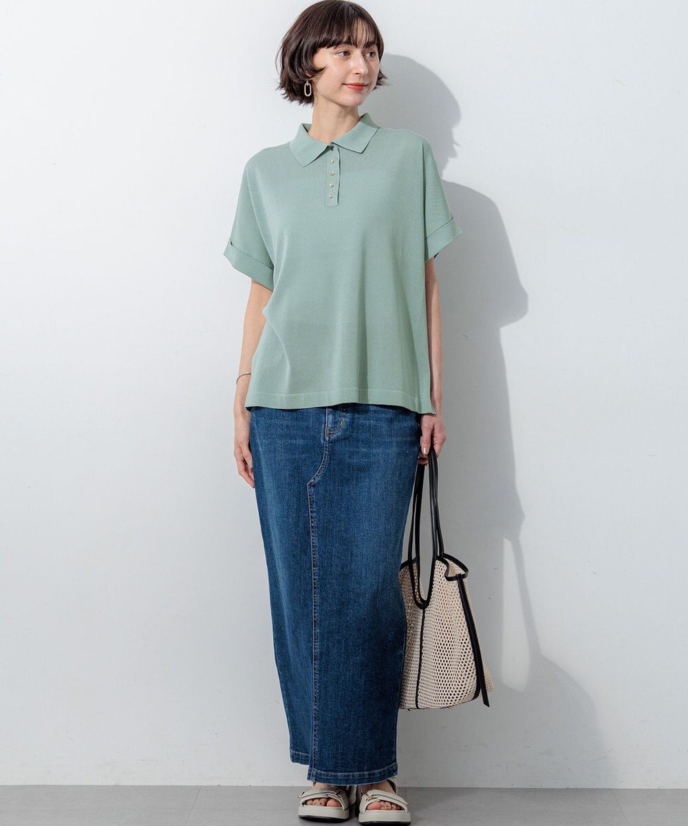 23区 23区DENIM Iライン デニムスカート 