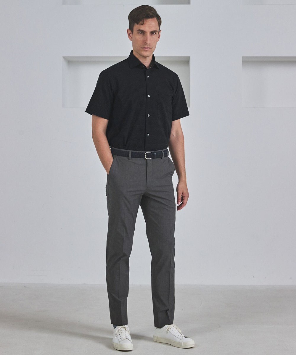 GOTAIRIKU リラックスシルエット【高通気性/吸水速乾】ドッツエアー クールマックスサッカーシャツ 