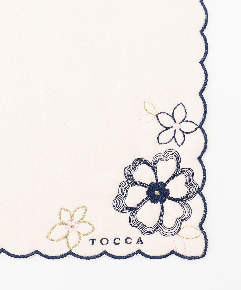 TOCCA 【TOWEL COLLECTION】SCALLOP FLOWER TOWELCHIEF タオルハンカチ 