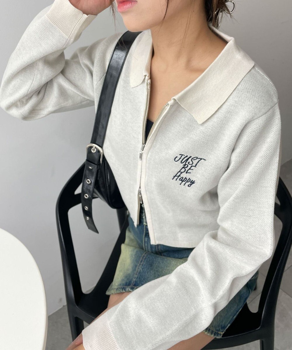 WEGO WZIPスターモチーフニット 