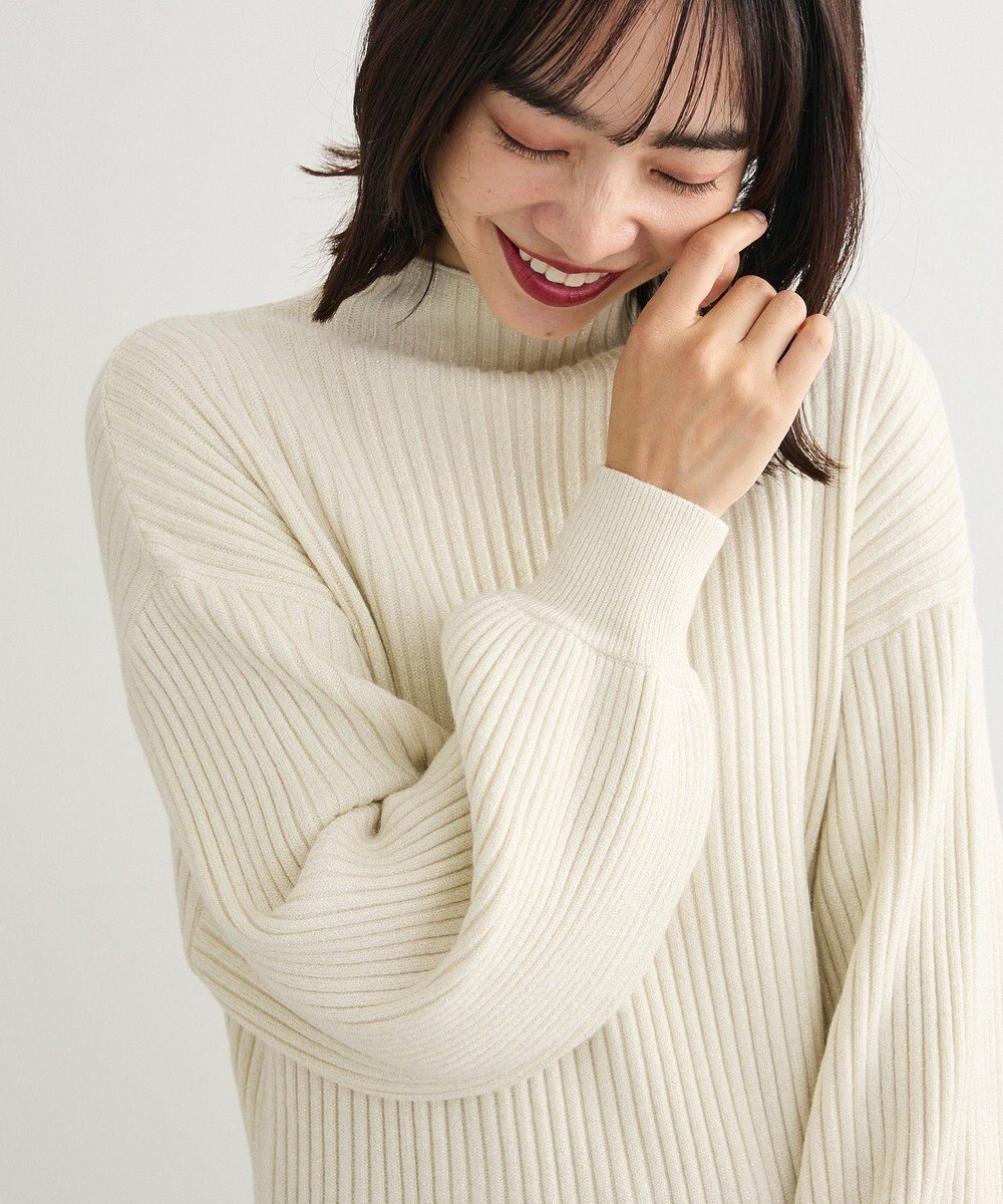 Green Parks ・ｓｗｉｎｇ　ｂｙ　ボトルネックラメニット 