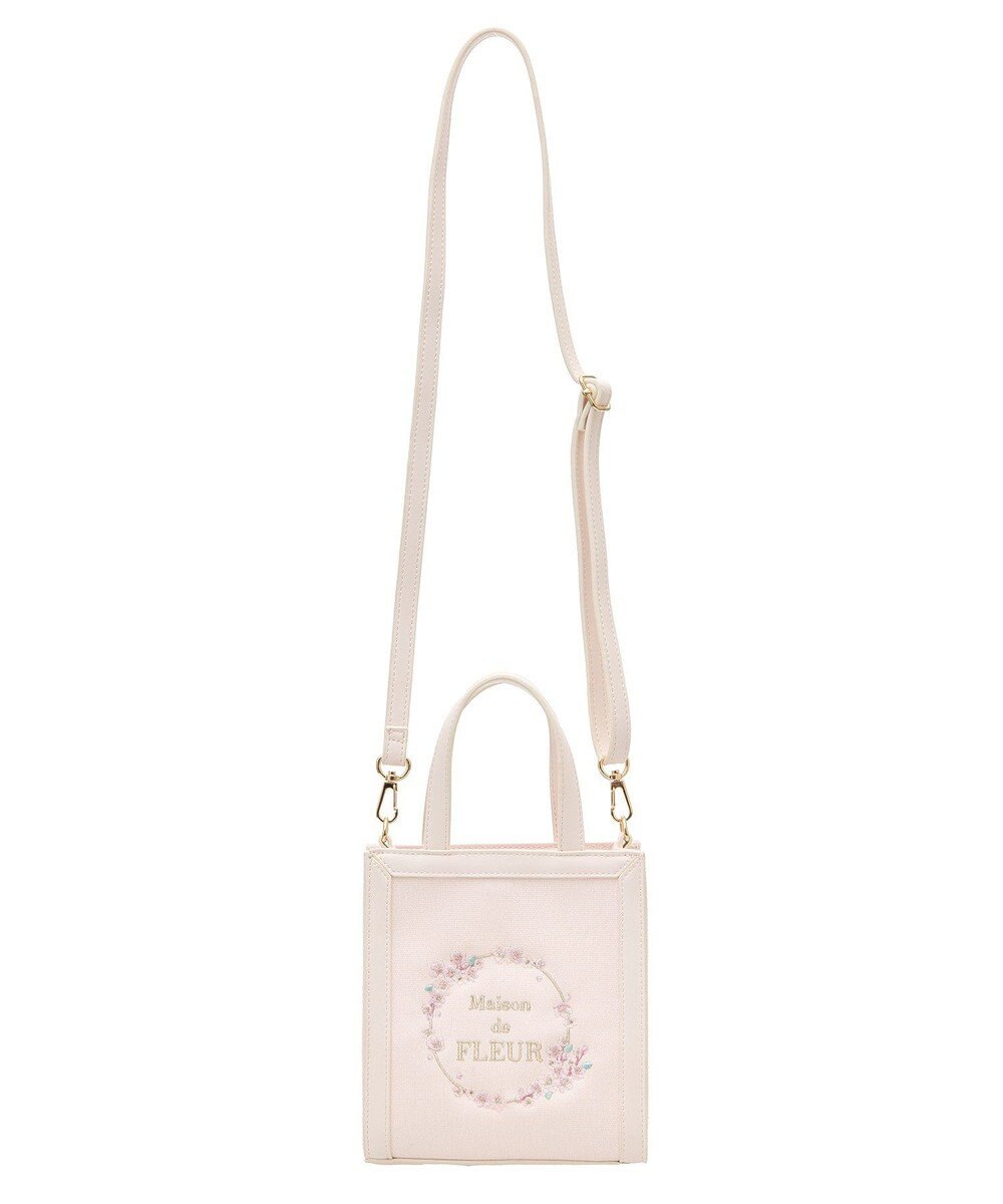 Maison de FLEUR sakuraスクエア2Wayトートバッグ 