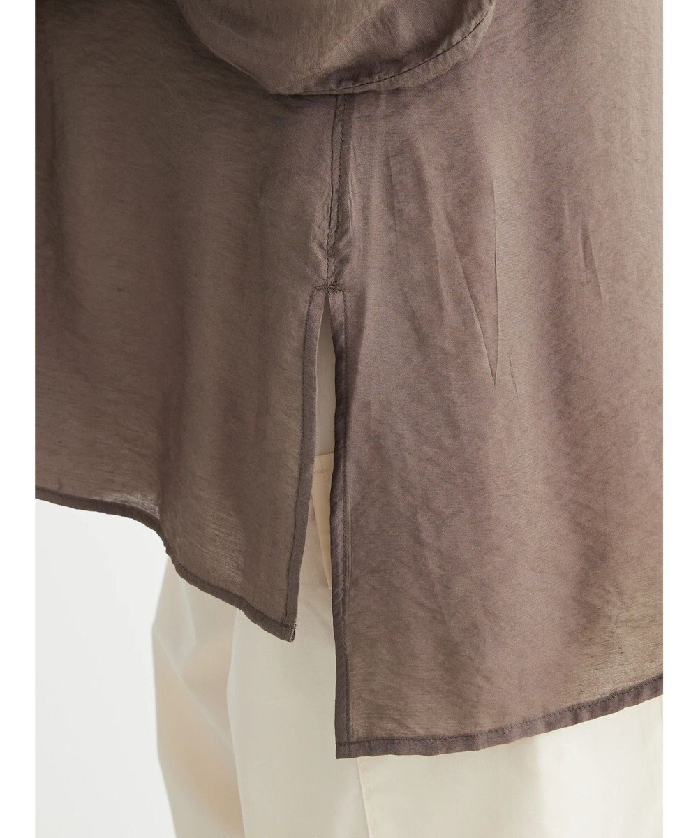 Green Parks レギュラー前後差シアーシャツ 