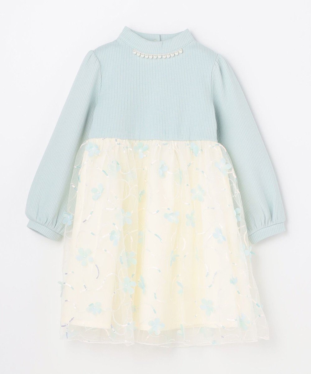ANY KIDS フラワーチュール ドッキングワンピース 