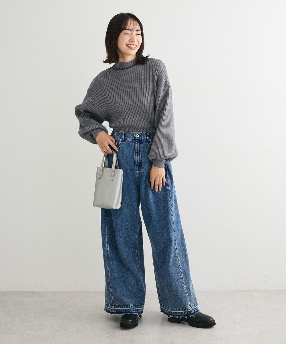 Green Parks ・ｓｗｉｎｇ　ｂｙ　ボトルネックラメニット 