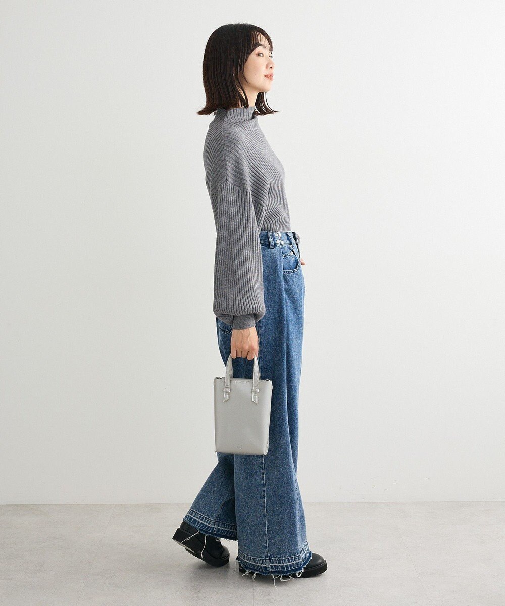 Green Parks ・ｓｗｉｎｇ　ｂｙ　ボトルネックラメニット 