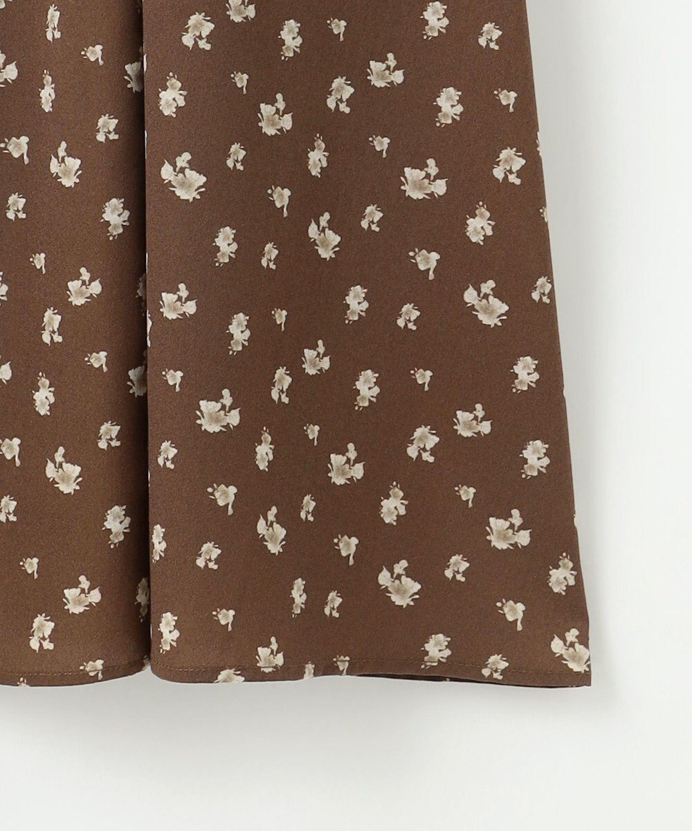 Feroux カシュクールデザイン 小花プリントワンピース 