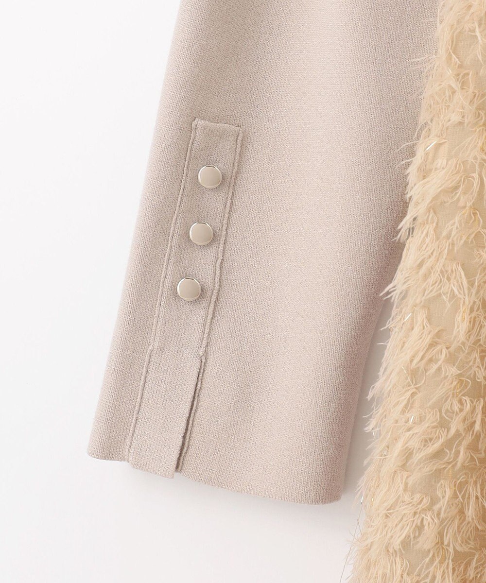 23区 【滝沢眞規子さん着用/一部店舗限定/洗える】ニットコンビジャカード ワンピース 