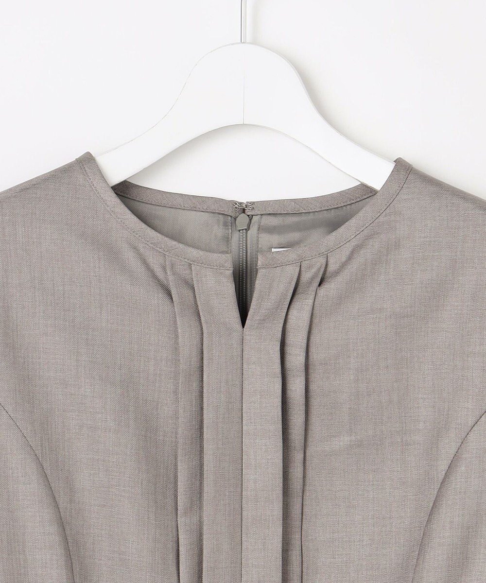 J.PRESS LADIES L OXIJEWEL ストレッチ ワンピース 