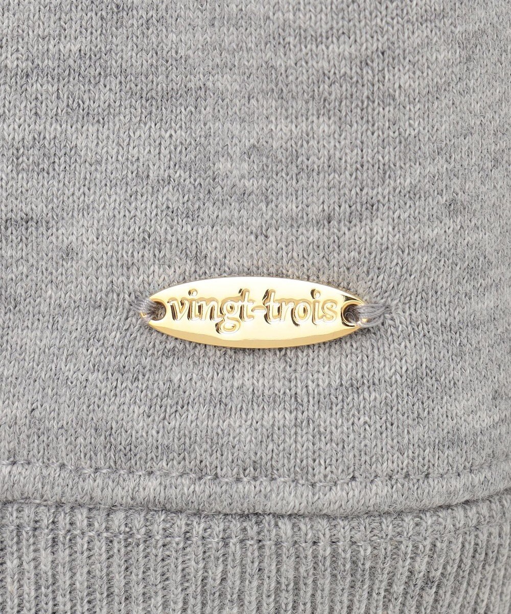 23区 【洗える】オーガニックコットンテリー ジップアップ フーディー 