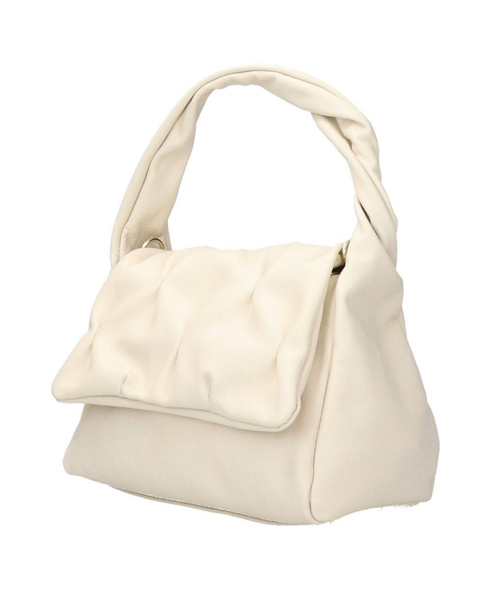 INTER-CHAUSSURES 【ANDREA CARDONE ITALI】ツイストハンドルギャザーフラップバッグ 