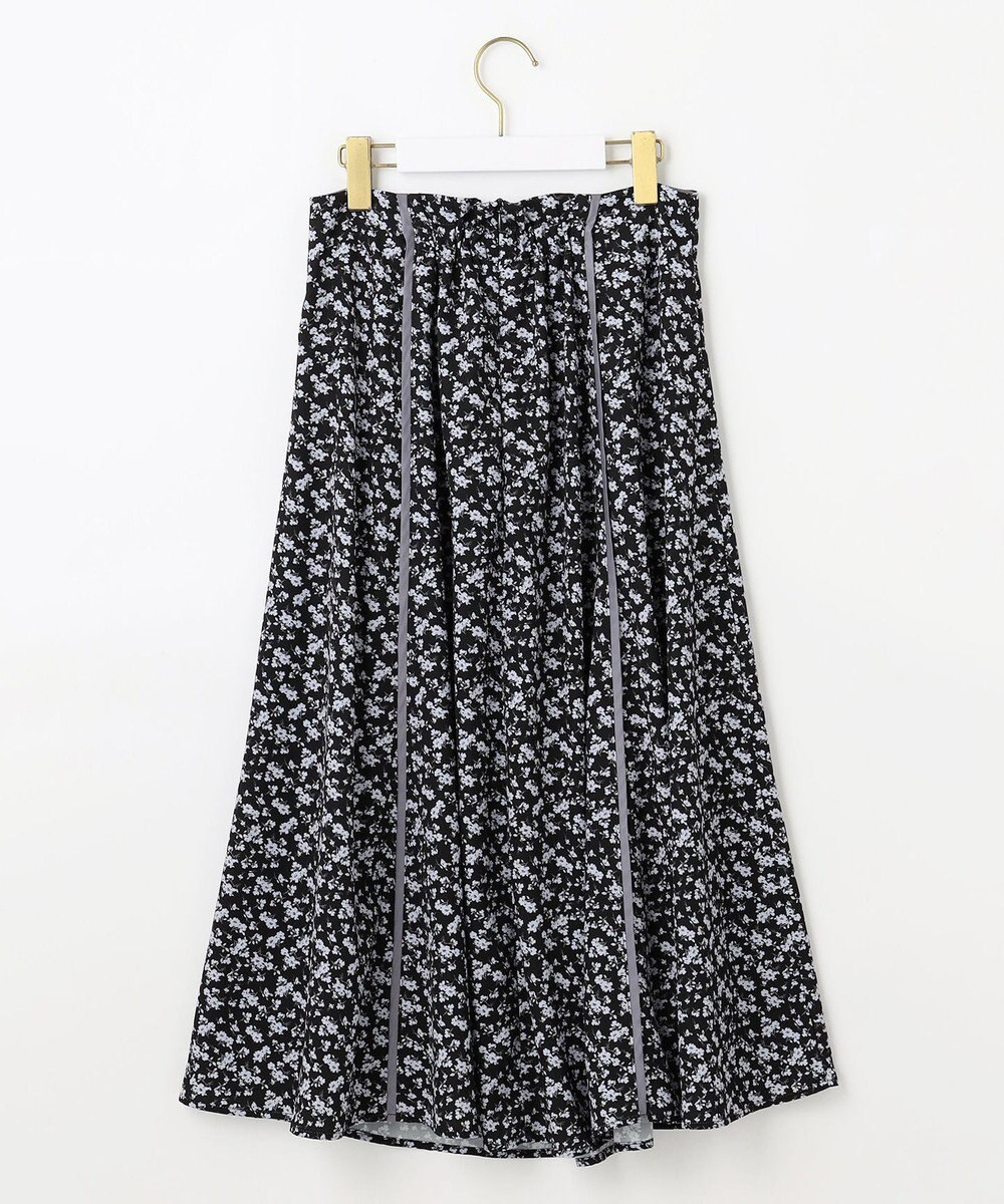 ANY SIS L 【全方位 好印象】ラメフェザーニット×フラワースカート セット 