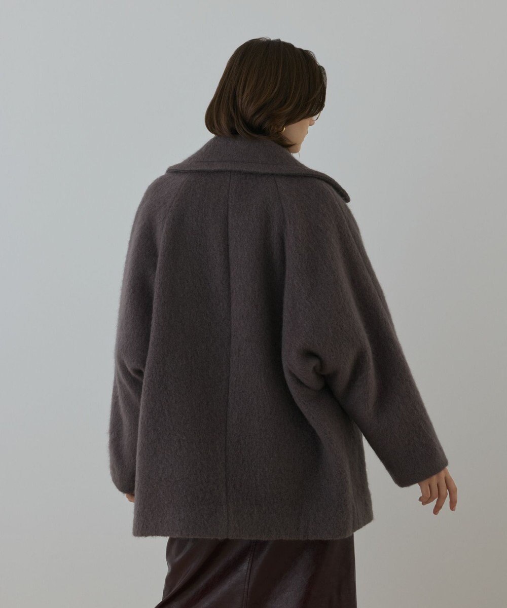 GRACE CONTINENTAL シャギ－ハ－フコ－ト 