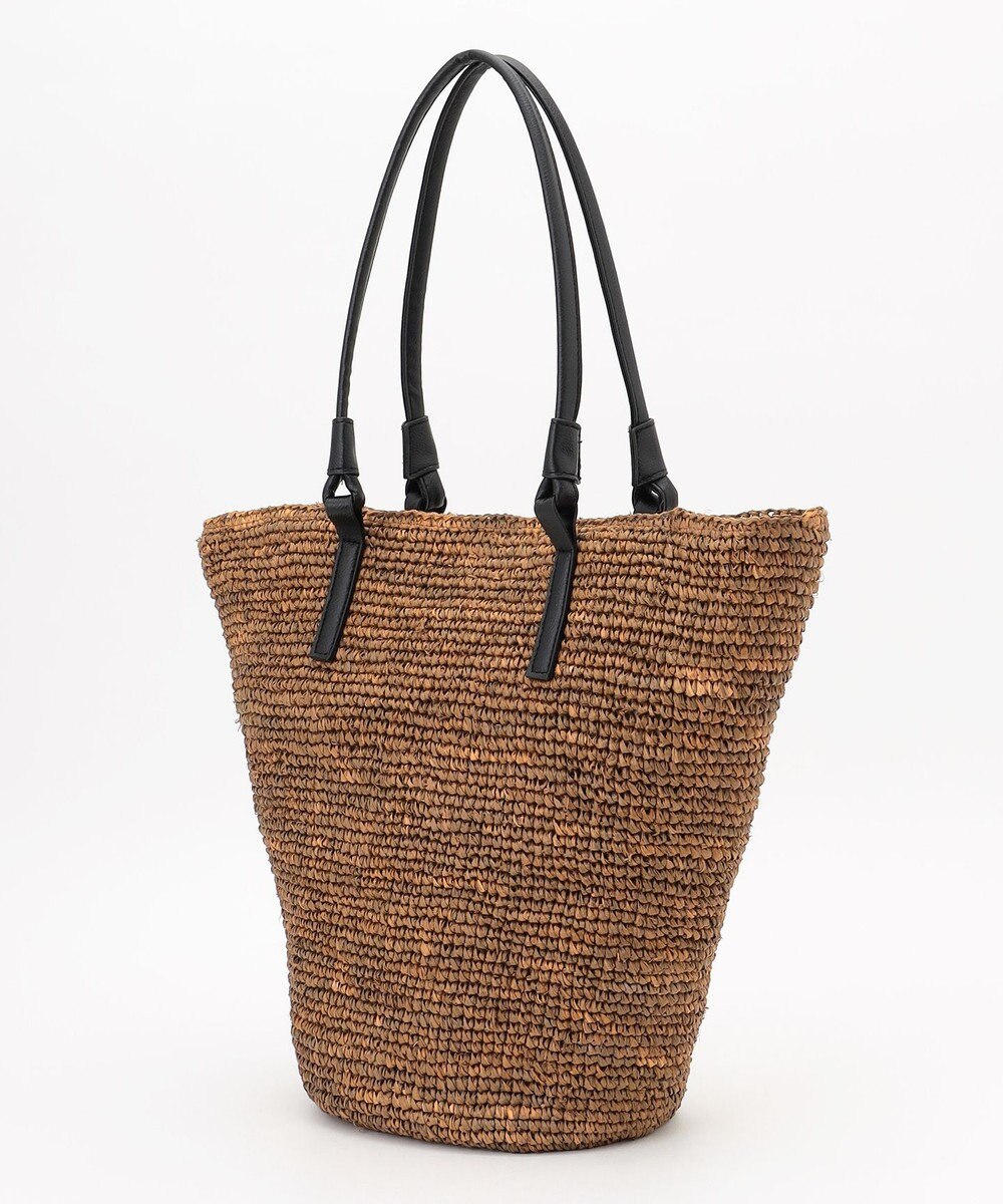 自由区 【カタログ掲載】ラフィアテーパードトート バッグ 
