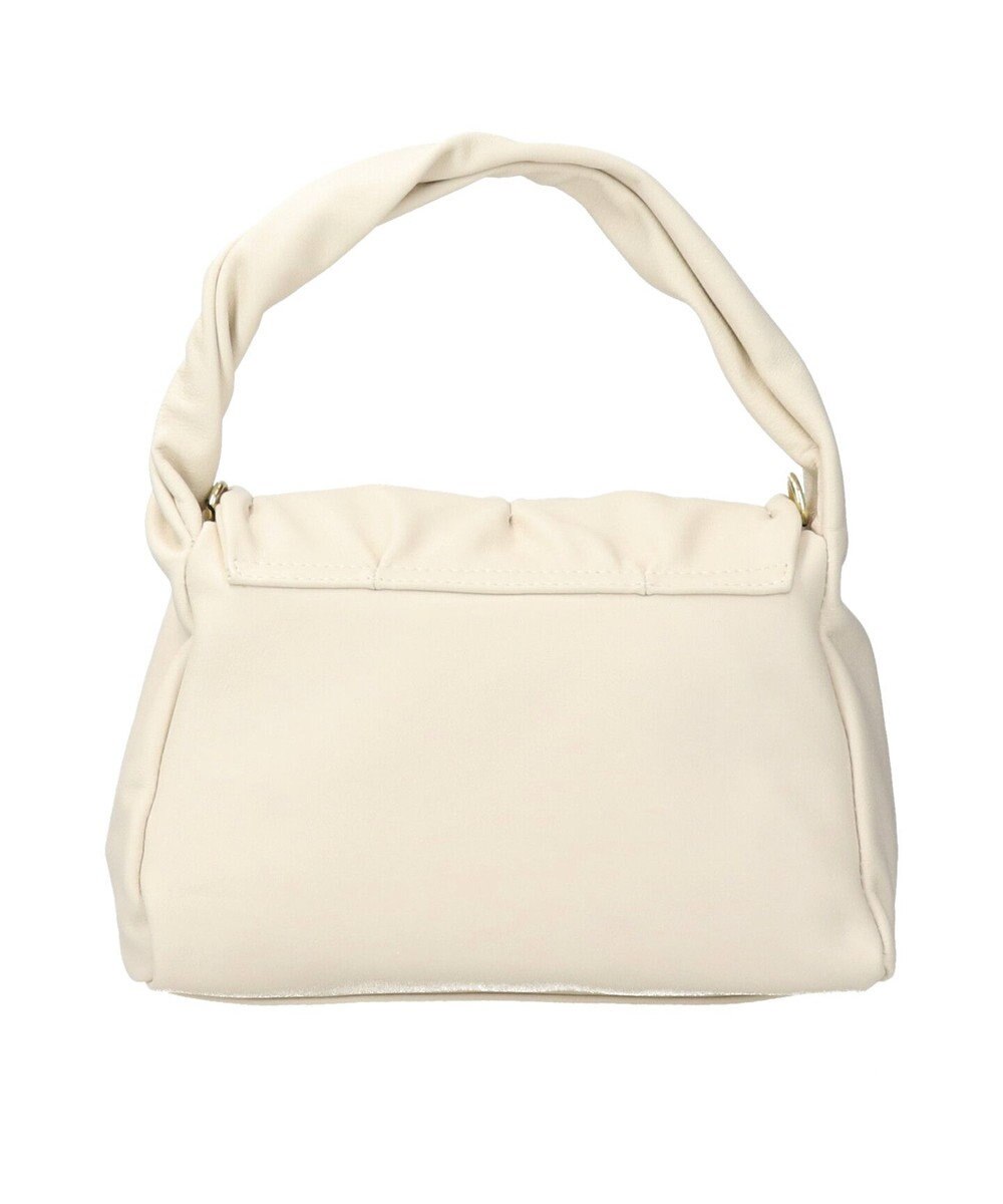 INTER-CHAUSSURES 【ANDREA CARDONE ITALI】ツイストハンドルギャザーフラップバッグ 