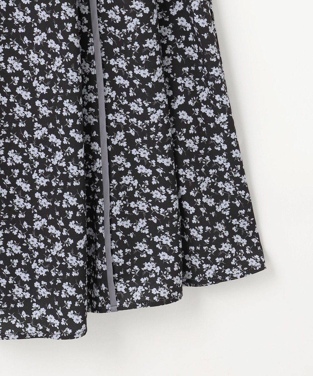 ANY SIS 【全方位 好印象】ラメフェザーニット×フラワースカート セット 