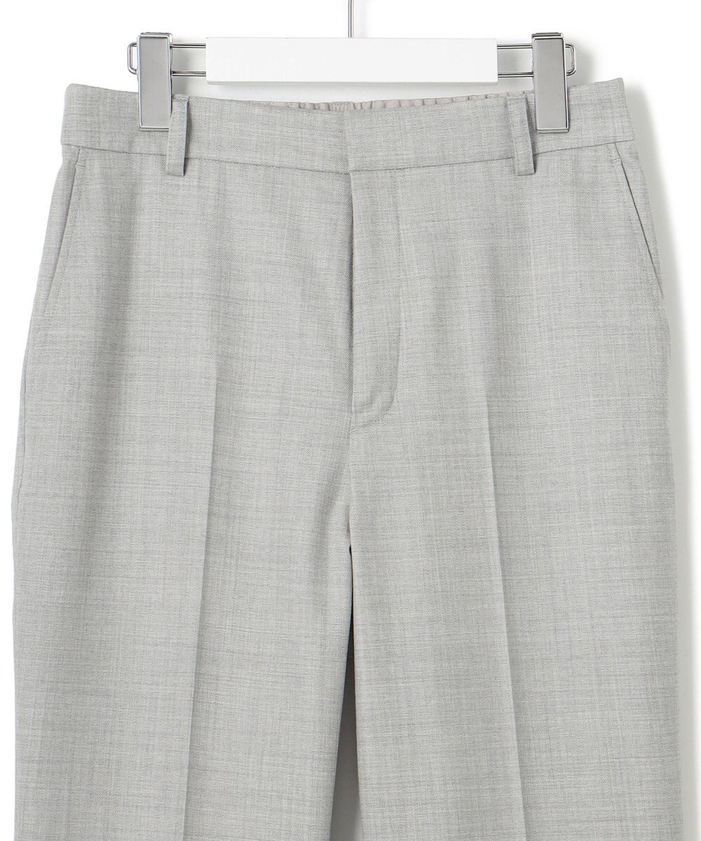 23区 クリアウールサキソニー テーパードパンツ 