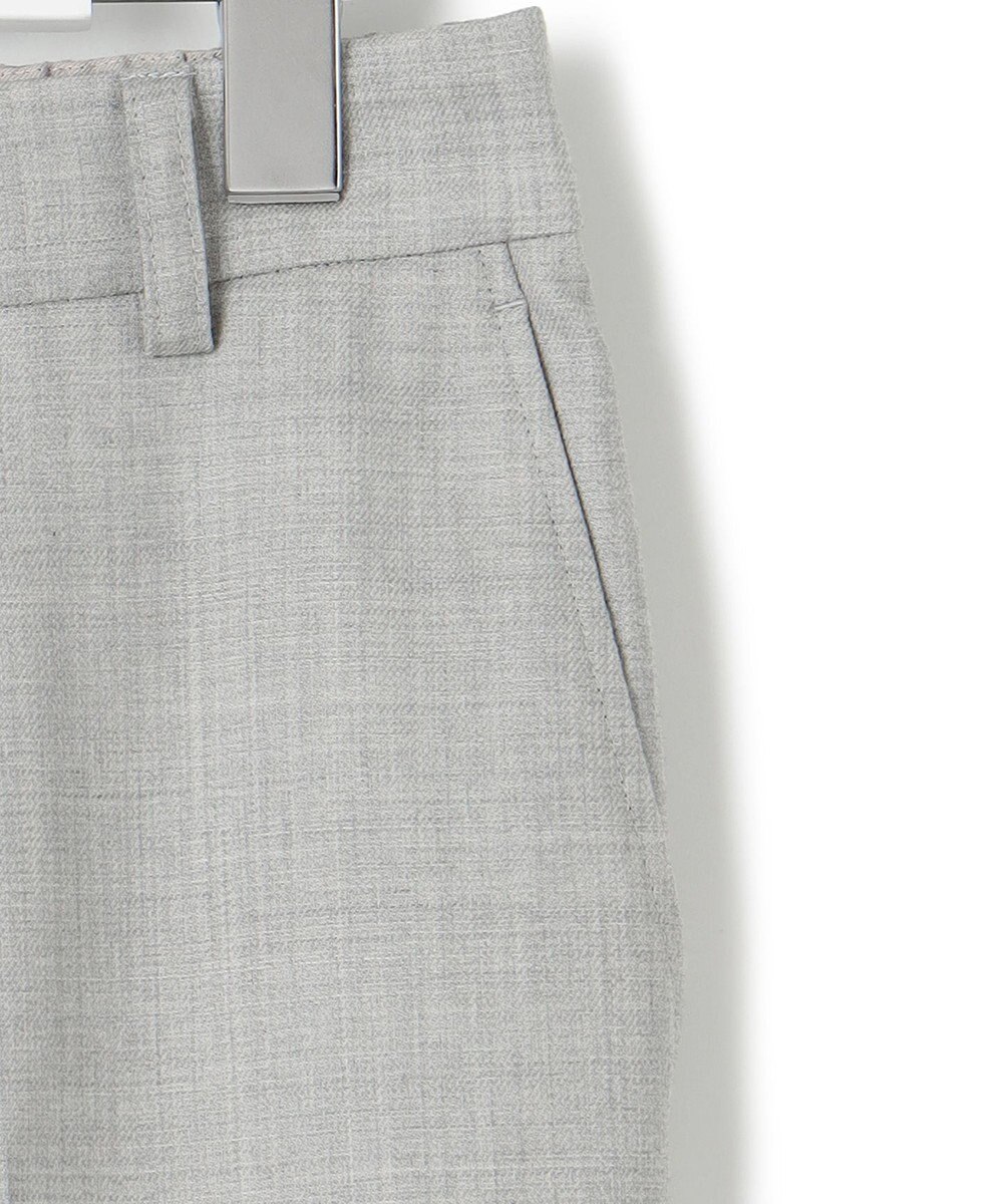 23区 クリアウールサキソニー テーパードパンツ 