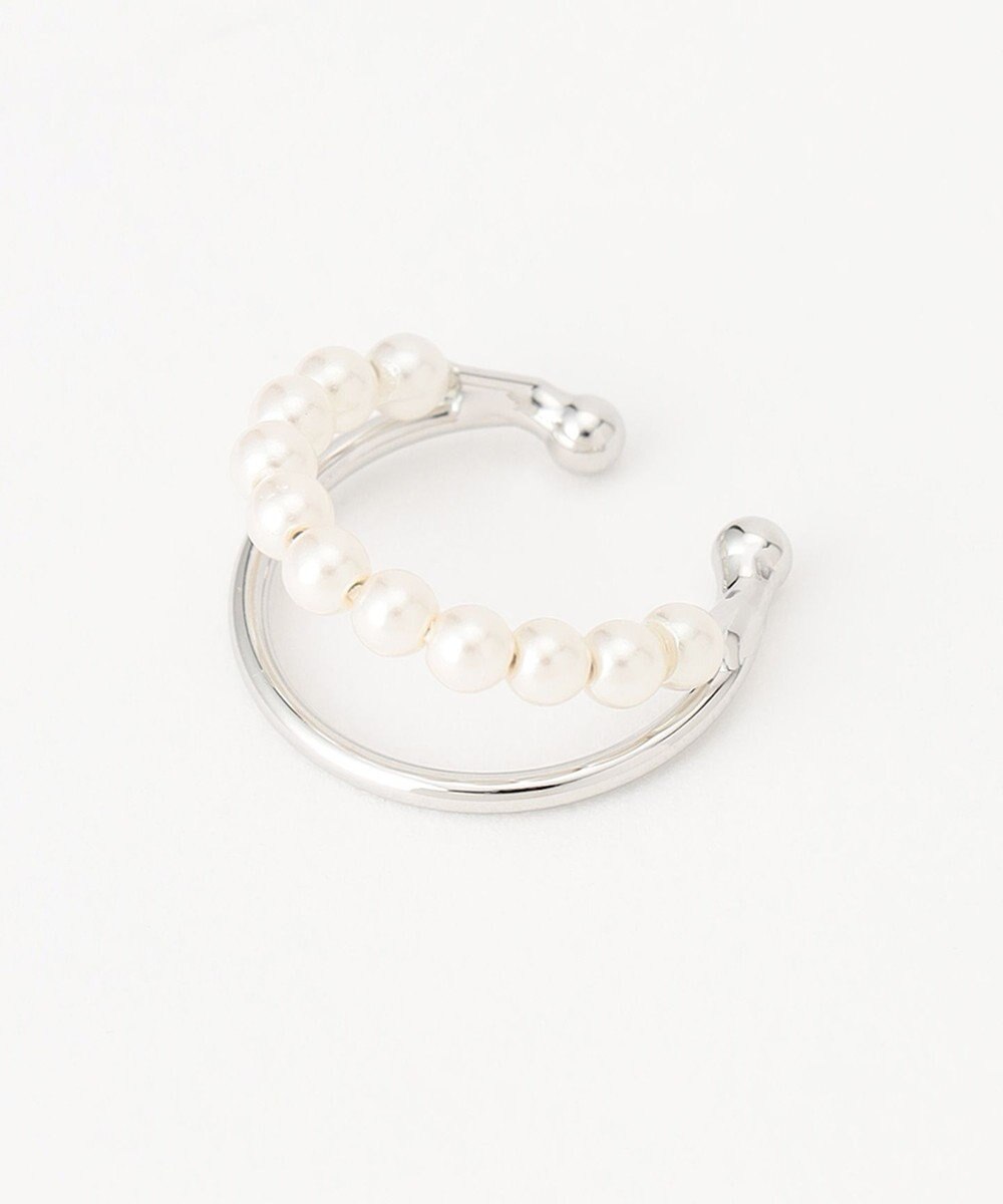 J.PRESS LADIES 【WEB限定】2way パール イヤカフ リング 