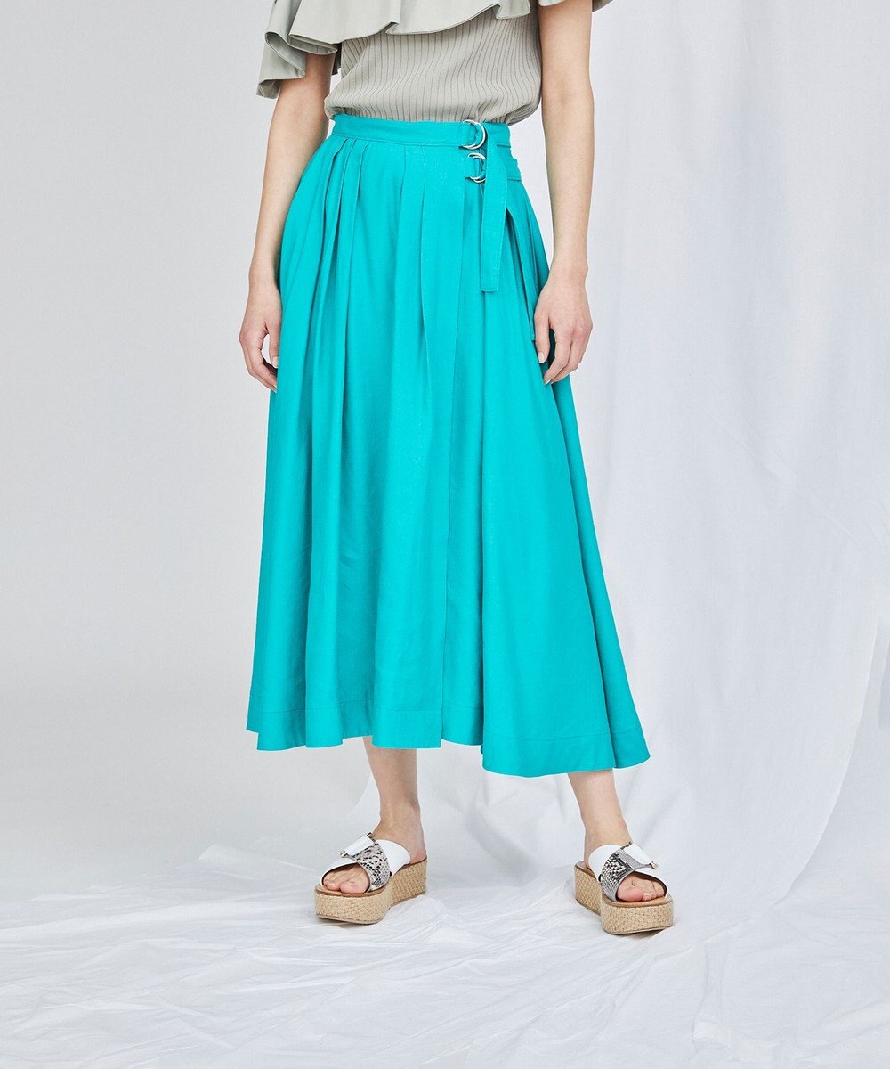 ラップリネンミックススカート / GRACE CONTINENTAL | ファッション