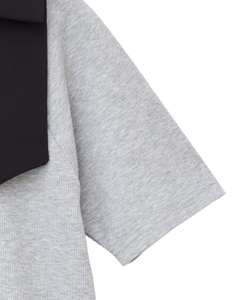 Green Parks ・ｓｗｉｎｇ　ｂｙ　ショルダーリボンリブカットソー 