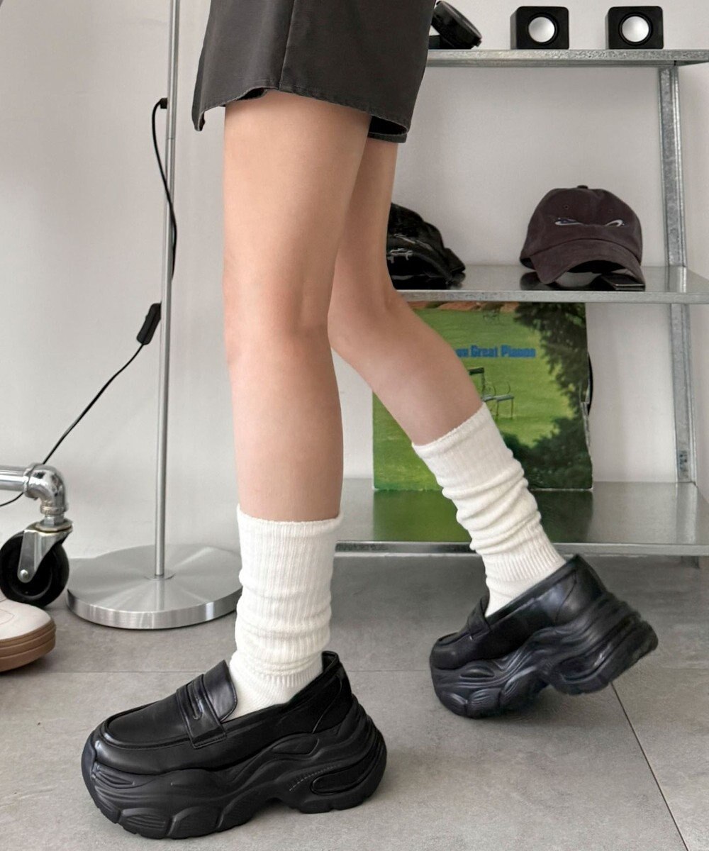 WEGO スニーカーソールローファー 