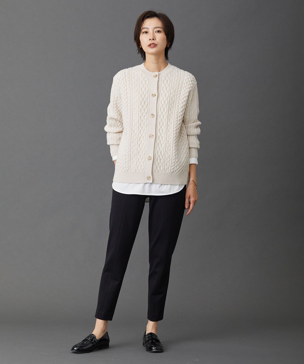 J.PRESS LADIES 【洗える】EIGER CORD カーディガン 