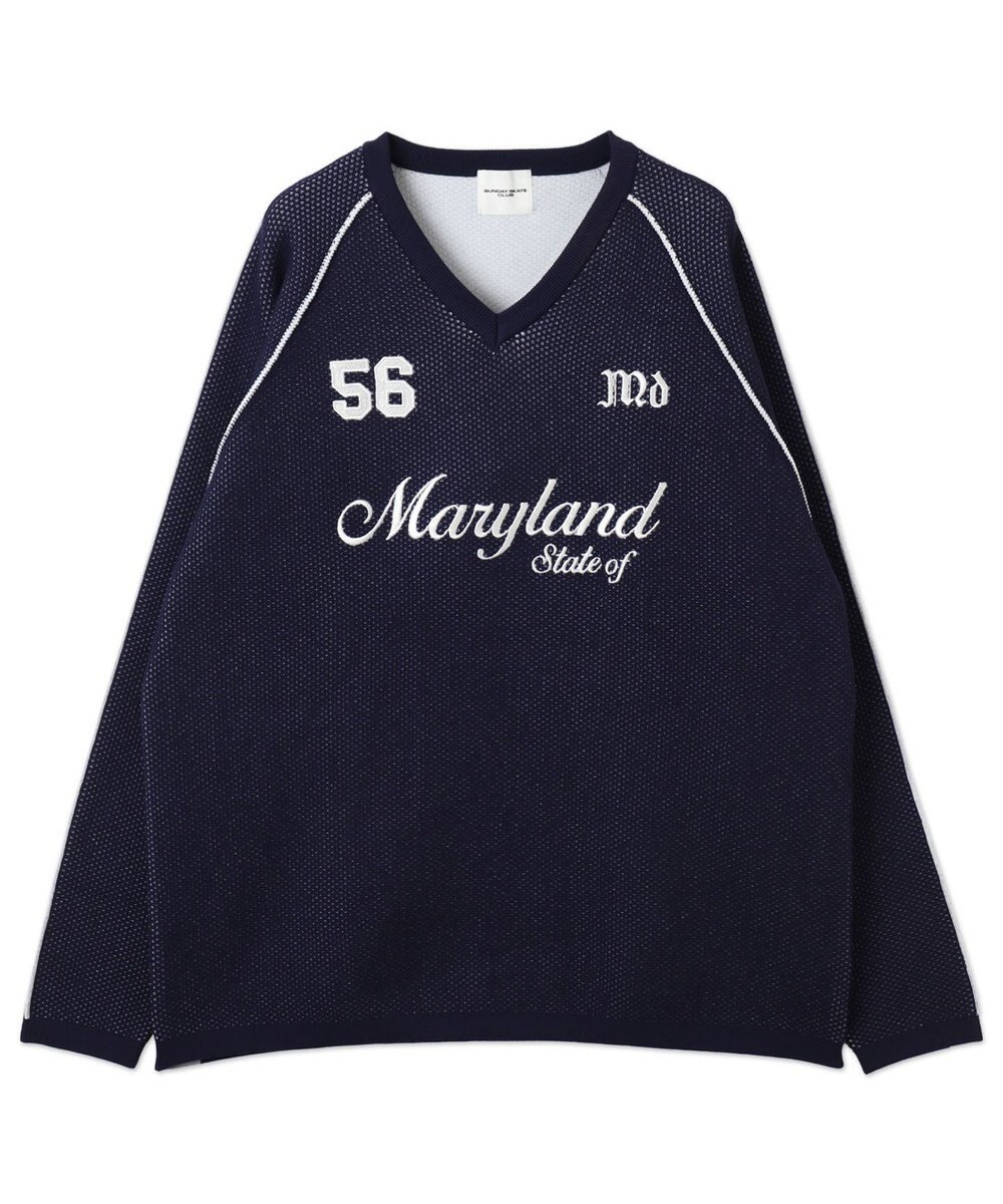 WEGO 【ユニセックス着用ITEM】ゲームロゴメッシュジャガードプルオーバー 