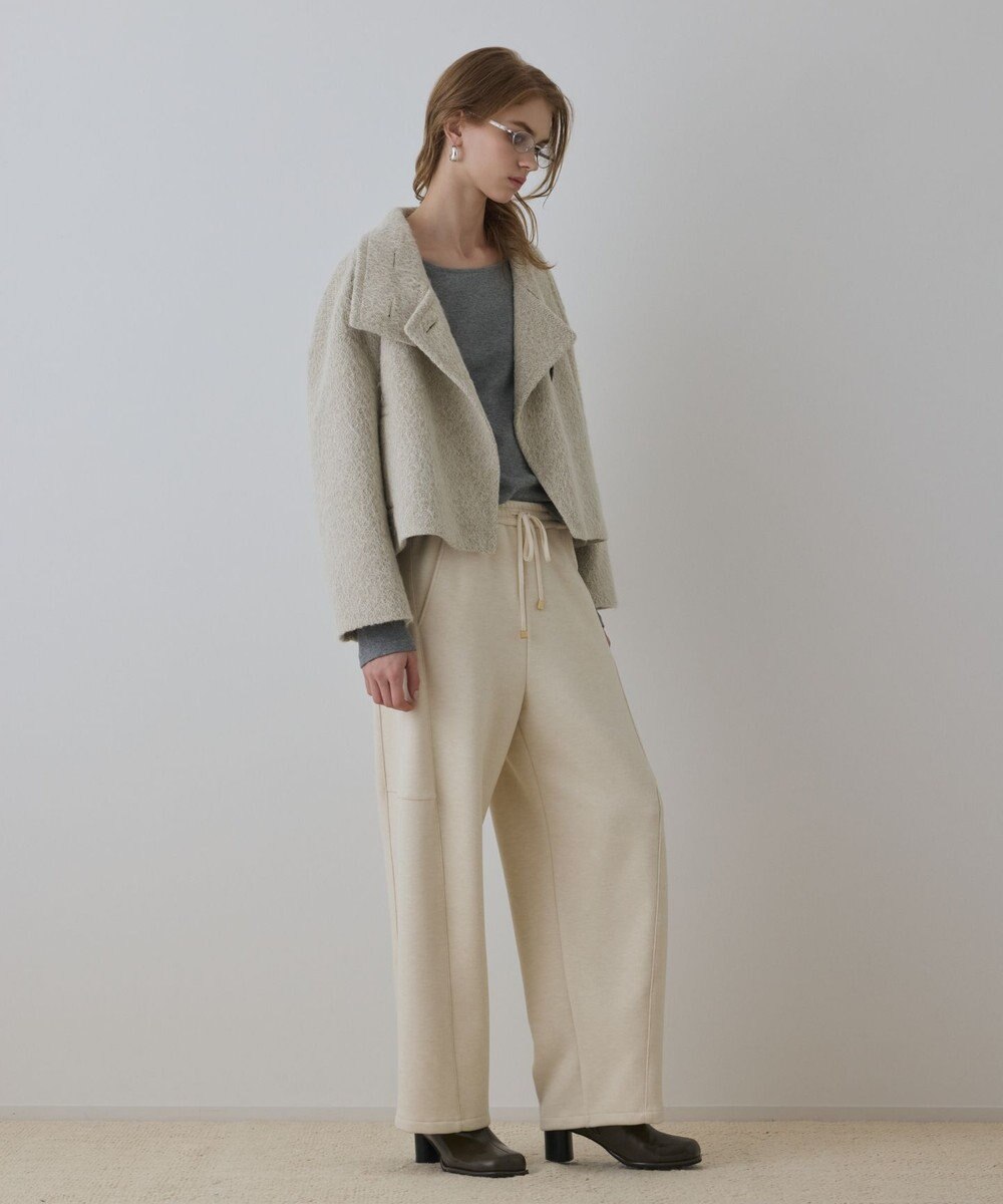 GRACE CONTINENTAL アルパカシャギージャケット 