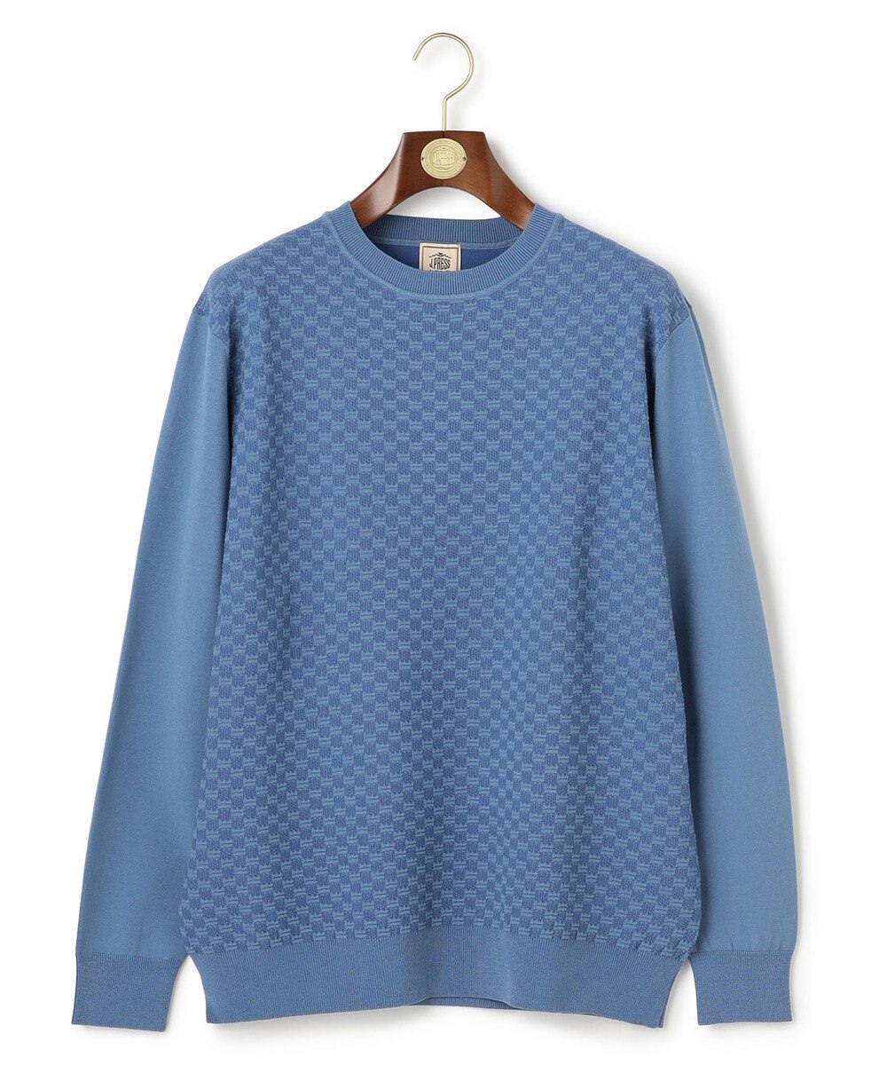 J.PRESS MEN 軽やかに着映える上質ベーシック【ストレッチ / イージーケア】【FLEX YARN】クルーネック ニット 