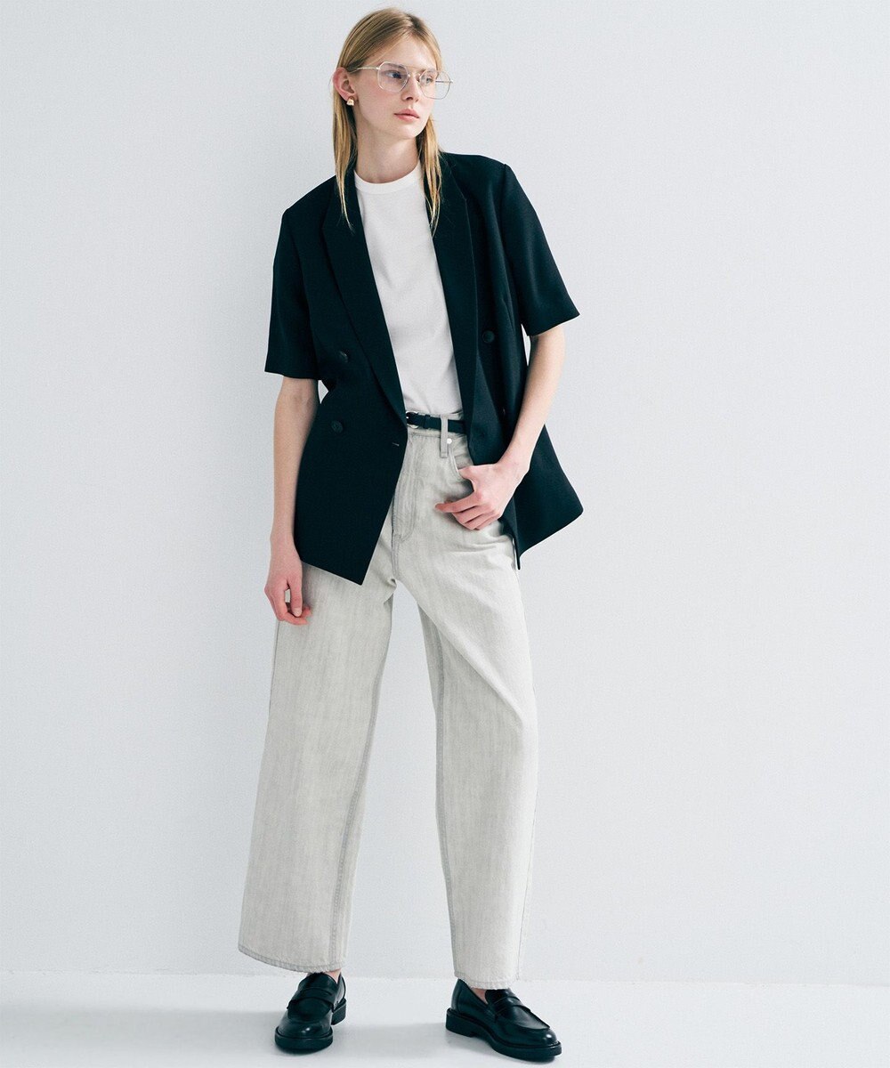 uncrave ウォッシャブルドライサップ ハーフスリーブジャケット 