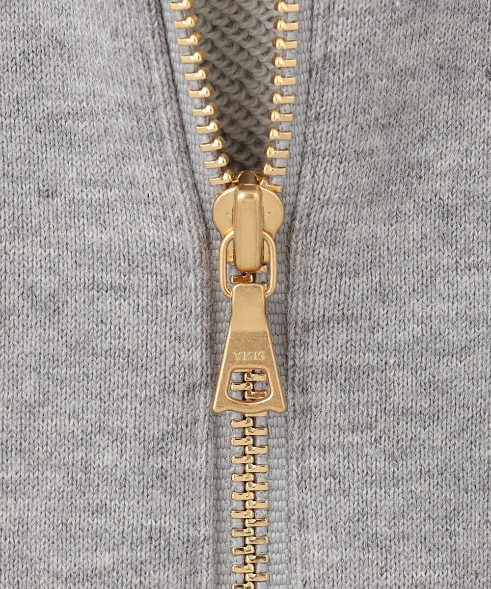 23区 【洗える】オーガニックコットンテリー ジップアップ フーディー 