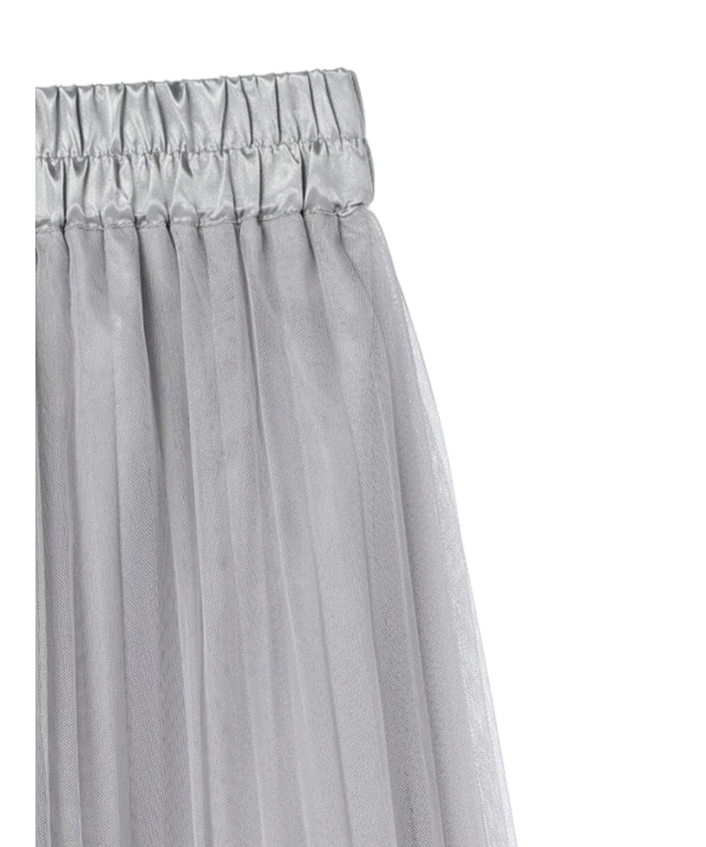 earth music&ecology チュールプリーツスカート 