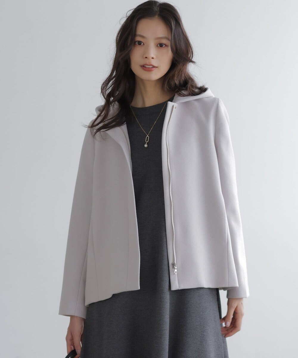 組曲 L ウールモッサ ショートコート 