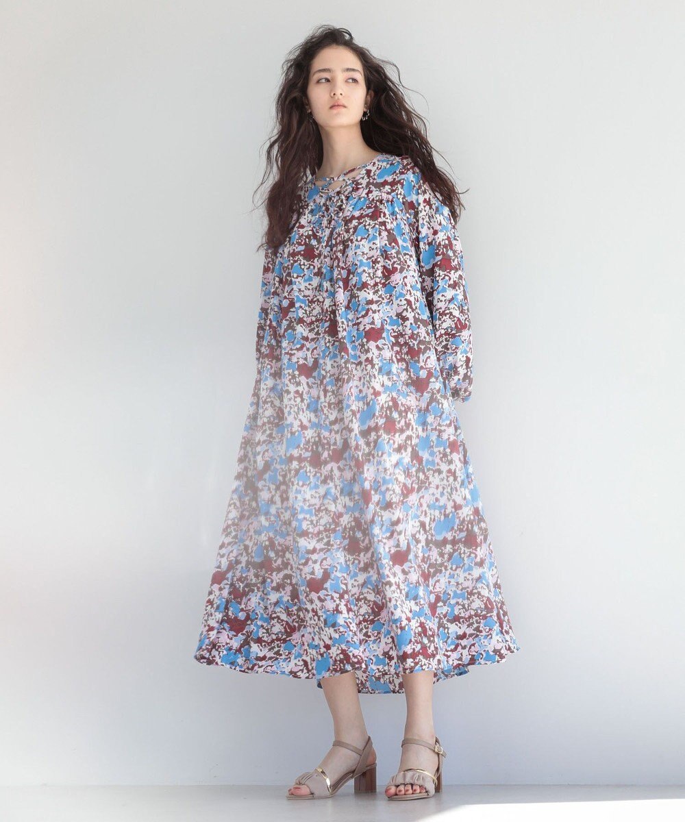 Green Parks ■ＥＳＣＡＲ　モザイクｐｔレースアップワンピース 