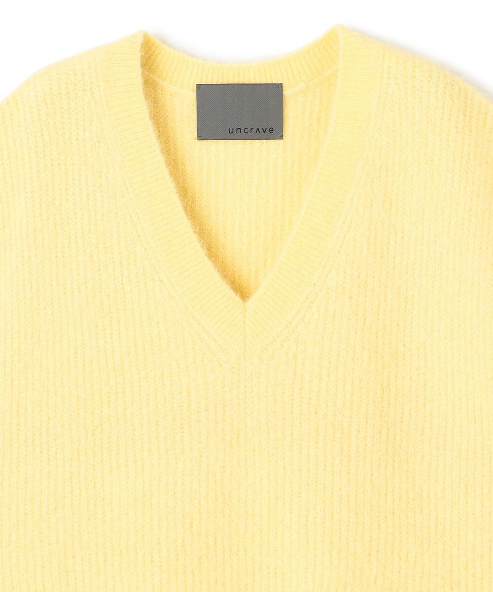 uncrave アルパカファーニット Vネックベスト 