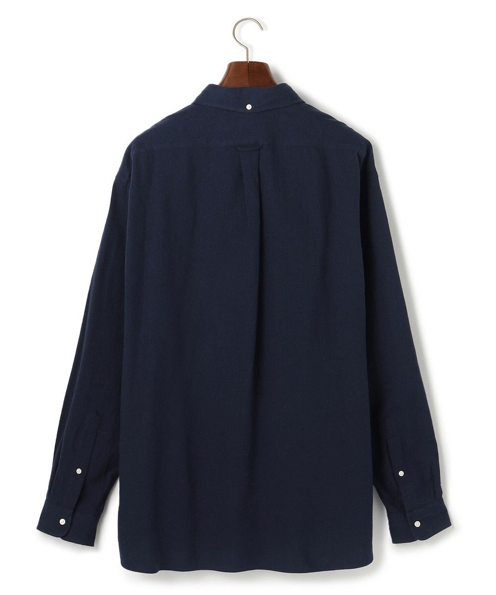 J.PRESS MEN 【J.PRESS ORIGINALS】【UNISEX】Cotton Silk Yarn Dyed Twill B.D. Shirts / Baggy-Fit 