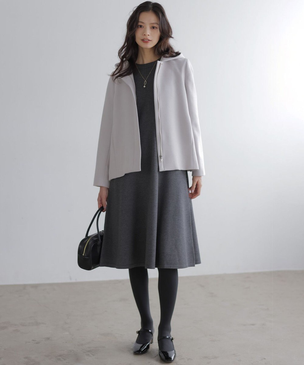 組曲 L ウールモッサ ショートコート 