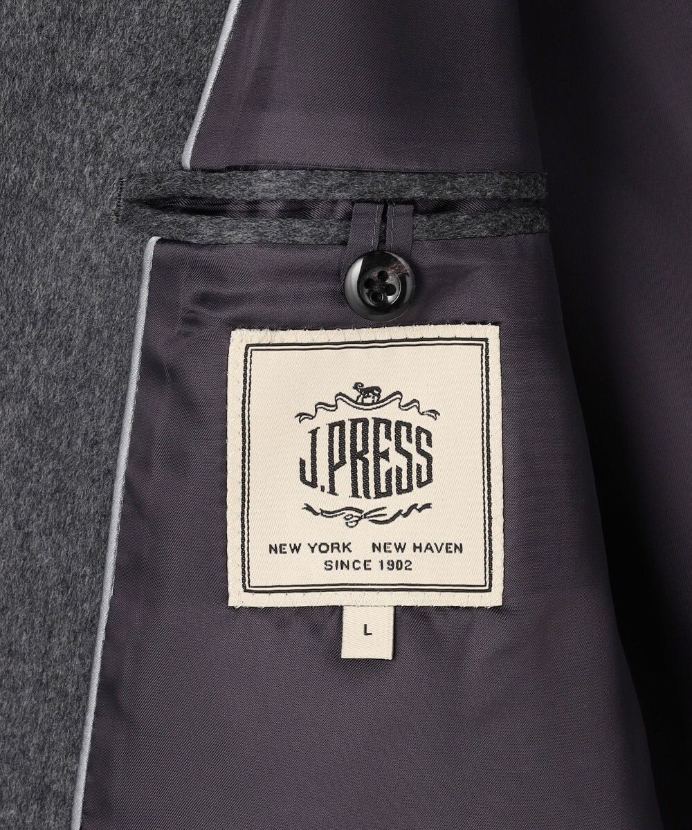 J.PRESS MEN ウールとカシミヤの品格素材【定番】ウールカシミヤビーバー ドレスショートコート_25年モデル 